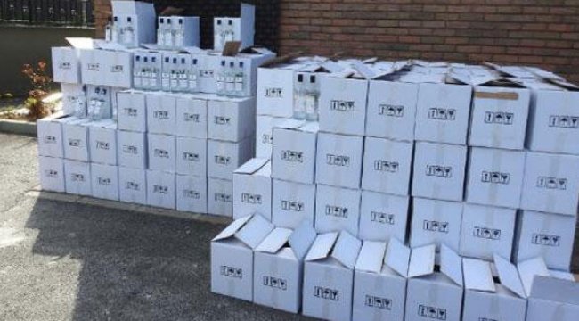 Yalova'da 2 bin 578 litre etil alkol ele geçirildi
