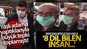 Yaşlı adama zorla maske takan ve kafasına kolonya döken şüpheli adliyede