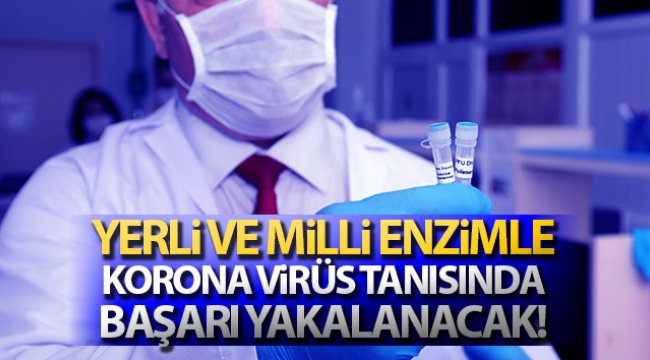 Yerli ve milli enzimle, Korona virüs tanısında başarı yakalanacak
