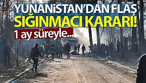 Yunanistan, sığınma başvurularını bir ay askıya aldı