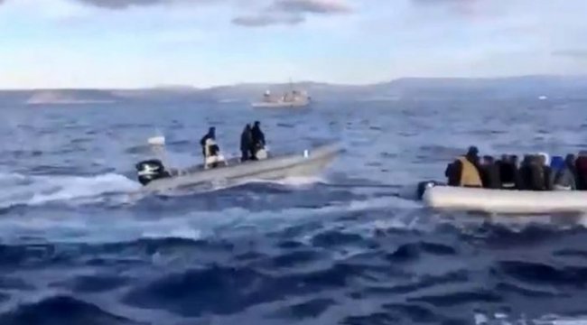 Yunanlılar ölüme terk etti! Göçmenleri sahil güvenlik kurtardı