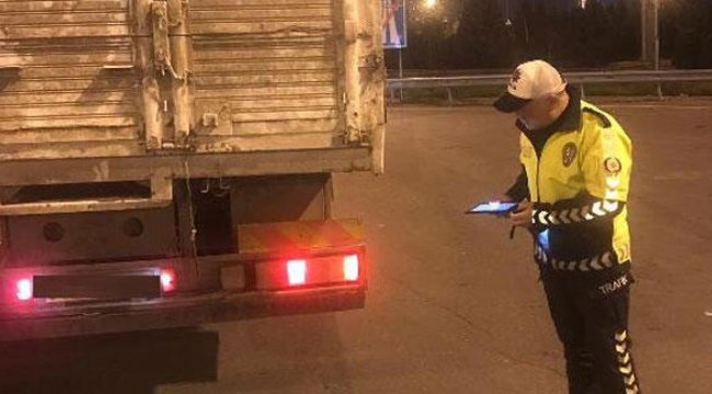 Yüzlerce araç trafikten men edildi