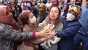 Acı veda! Babası tarafından dövülerek öldürülen Ceylan son yolculuğuna uğurlandı