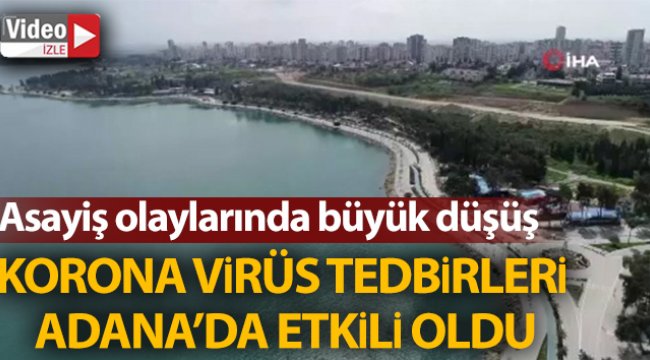 Adana'daki asayiş olaylarında 1 yılda ciddi düşüş gözlendi
