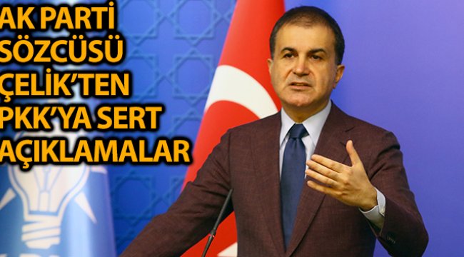 AK Parti Sözcüsü Çelik'ten sert PKK açıklamaları