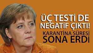 Almanya Başbakanı Merkel'in karantina süresi sona erdi