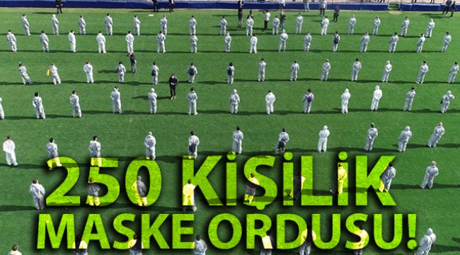 Antalya’da 250 kişilik yıkanabilir maske dağıtım ordusu