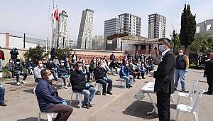 Başkan Gökhan Yüksel’den Salgınla Mücadelede Özveri ile Çalışan Ekiplere Moral Ziyareti