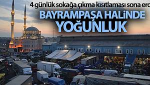 Bayrampaşa halinde gece başlayan yoğunluk sabaha kadar devam etti