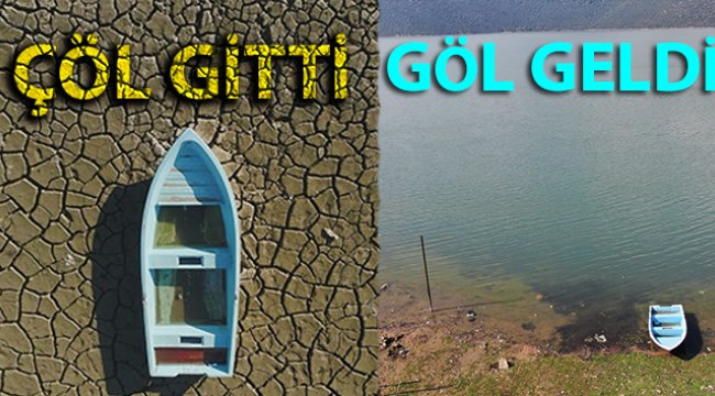 Çöl gitti, göl geldi