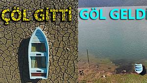 Çöl gitti, göl geldi