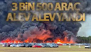 Florida’da 3 bin 500 araç alev alev yandı