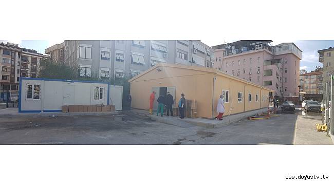 Geçici ek hizmet binası tamamlandı