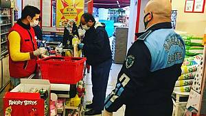 GIDA SATIŞ YERLERI VE MARKETLER GIBI YERLERE ZORUNLU TEDBIRLER HATIRLATILARAK TEBLIGATLAR YAPILDI