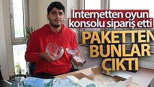İnternetten oyun konsolu sipariş etti, paketten kase çıktı