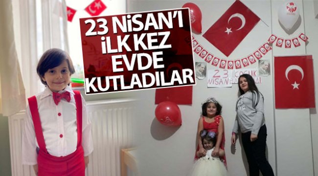 İstanbul’daki çocuklar 23 Nisan’ı ilk kez evde kutladı