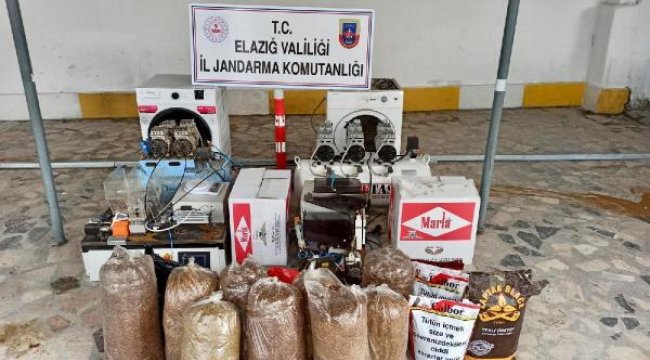 Kaçak sigara üreten 2 kişi gözaltında
