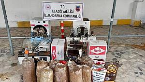 Kaçak sigara üreten 2 kişi gözaltında