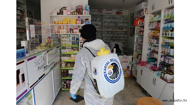Kartal Belediyesi, Eczane Ve 112 Acil Merkezleri Dezenfekte Etmeye Devam Ediyor