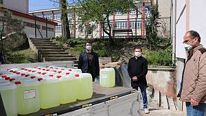 Kartal Belediyesi, Meslek Lisesi’nden 2 Ton Solüsyon Satın Aldı