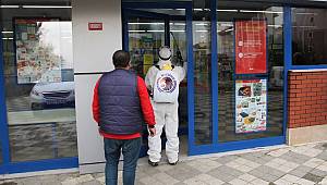 Kartal Belediyesi’nin Dezenfekte Çalışmaları Marketlerde Devam Etti