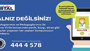 KARTAL BELEDİYESİ, PANDEMİYE KARŞI ‘PSİKOLOJİK DESTEK HATTI’NI DEVREYE SOKTU