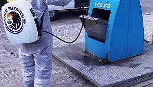 Kartal’da Bulunan Çöp Konteynerleri ve Geri Dönüşüm Kumbaraları İlaçlandı