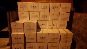 Kartal'da depoya maske operasyonu