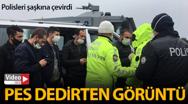 Korona virüs denetimlerinde pes dedirten görüntü
