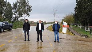 Köyün giriş ve çıkışlarında korona nöbeti