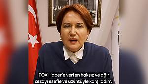 Meral Akşener'den RTÜK'e FOX TV tepkisi: Esefle kınıyorum