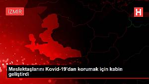 Meslektaşlarını Kovid-19'dan korumak için kabin geliştirdi