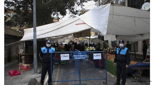 Pazarlarda Koronavirüs Önlemleri Artırıldı