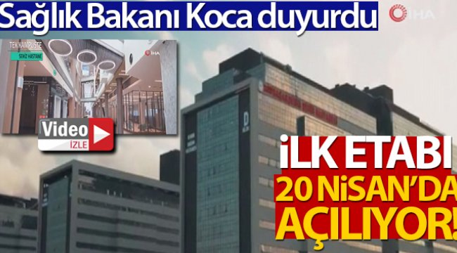 Sağlık Bakanı Koca’dan İstanbul Başakşehir Şehir Hastanesi paylaşımı