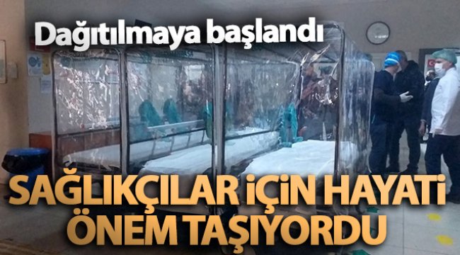 Sağlıkçılar için hayati önem taşıyordu dağıtılmaya başlandı
