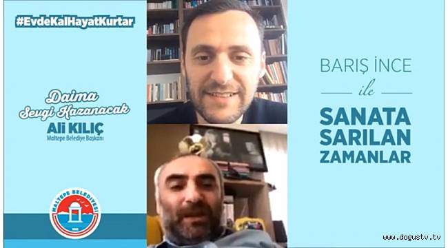 ‘Sanata Sarılan Zamanlar’a İsmail Saymaz konuk oldu