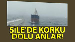 Şile'de korku dolu anlar