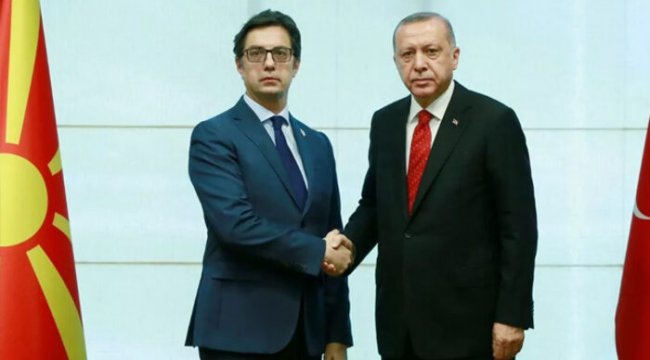 Son dakika: Cumhurbaşkanı Erdoğan, Kuzey Makedonya Cumhurbaşkanı Pendarovski ile görüştü