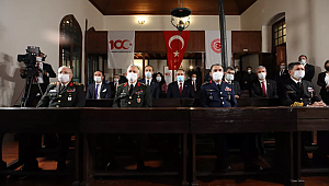 TBMM'nin açılışının 100. yıl dönümü Birinci Meclis'te maskelerle kutlandı