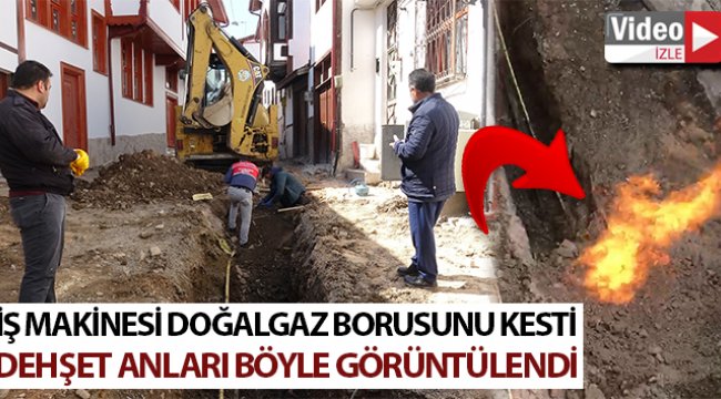 Tokat’ta korkutan anlar cep telefonu ile görüntülendi