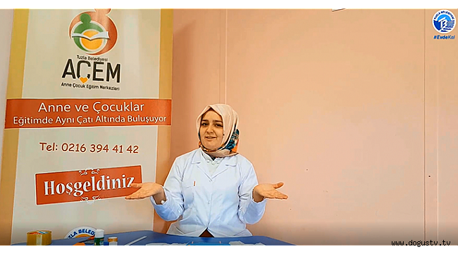 Tuzla, Açem ile anne ve çocuklar eğitimde aynı çatı altında buluşturuyor
