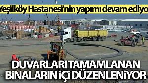 Yeşilköy Hastanesi'nin yapımı devam ediyor