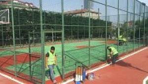  Ümraniye 'de Basketbol Sahaları ve Çocuk Parkları Yenilendi
