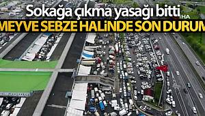 Bayrampaşa Sebze ve Meyve Hali'nde yoğunluk
