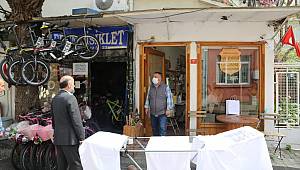 BELEDİYE BAŞKANı ERDEM GÜL BUGÜN FAALİYETE BAŞLAYAN BERBER VE KUAFÖRLERİ ZİYARET ETTİ.