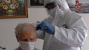 Belediyeden yaşlılara evde berber hizmeti