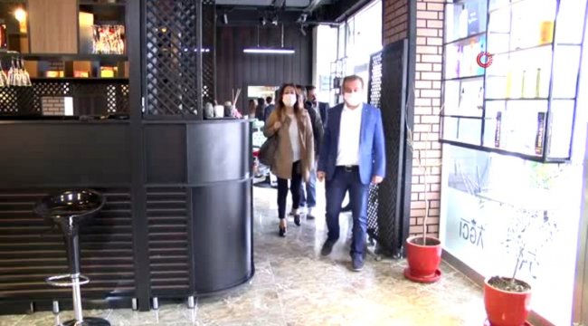 Bolu'da berber ve kuaförler dezenfekte edildi