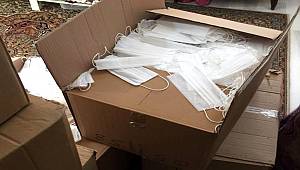 Çekmeköy'de 30 bin kaçak medikal maske ele geçirildi