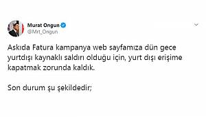 İBB Sözcüsü Ongun duyurdu! Askıda fatura sistemine siber saldırı