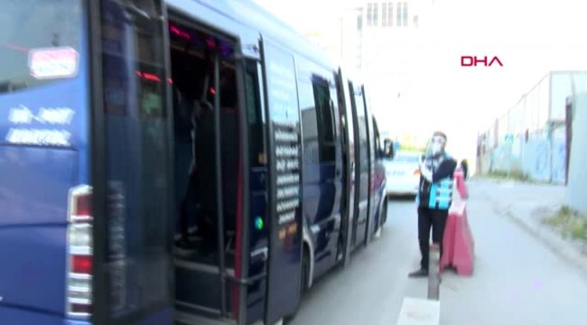 KARTAL'DA UYARILARI DİKKATE ALMAYAN MİNİBÜSLERE CEZA YAĞDI